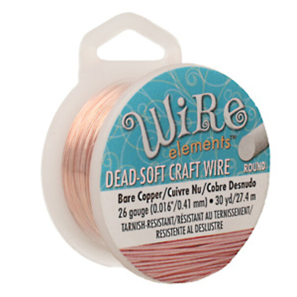 Craft Wire 'Bare Copper' 18-28 gauge