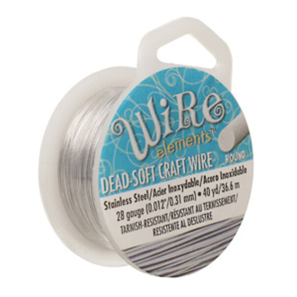 Craft Wire 'Stainless Steel' 18-28 gauge