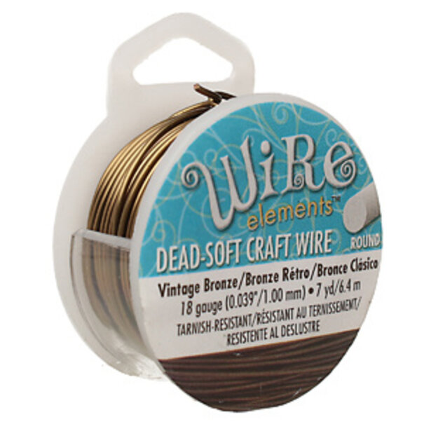 Craft Wire 'Vintage Bronze' 16-28 gauge