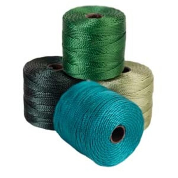 S-Lon Bead Cord , 4 kleuren mix, Evergreen