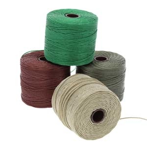 S-Lon Bead Cord , 4 kleuren mix, Earth Tone