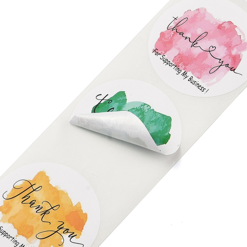 Sluitstickers - Thank You for Supporting My Business 10 stickers