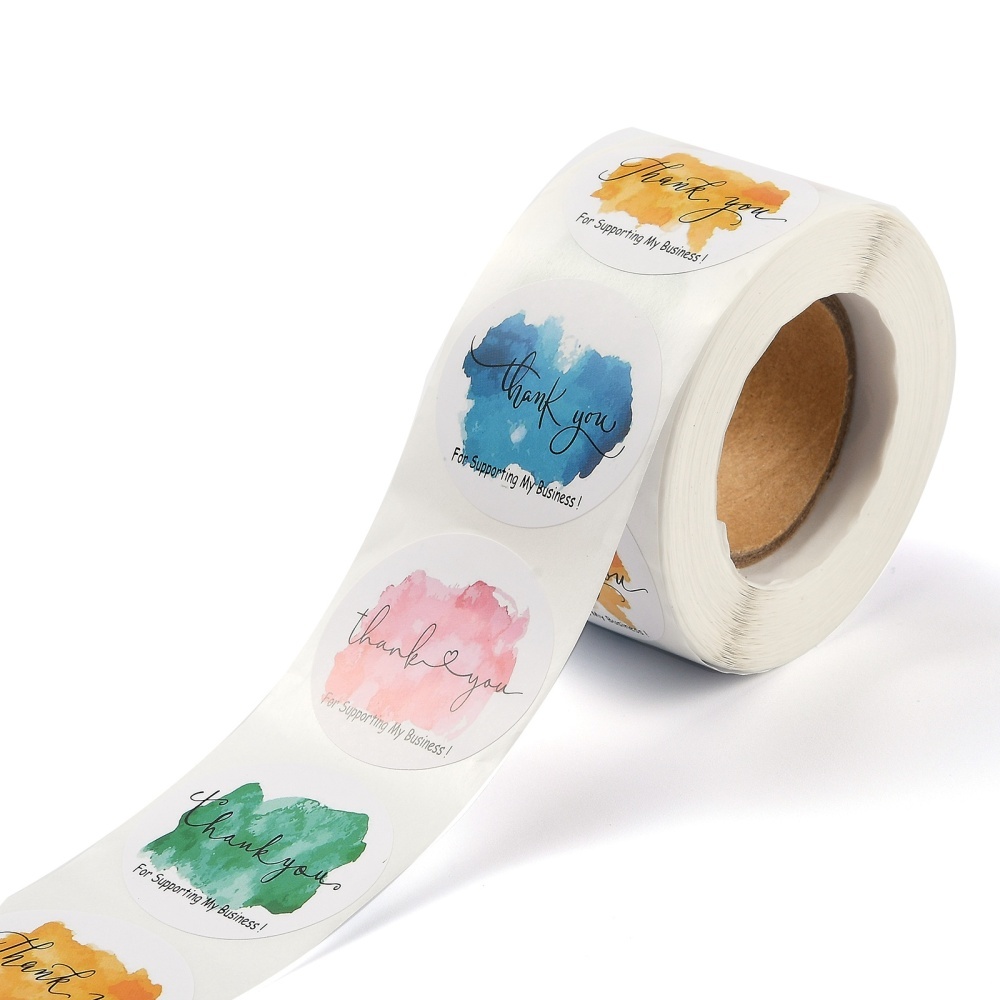 Sluitstickers - Thank You for Supporting My Business 10 stickers