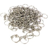 Sleutelring / sleutelhanger ringen - 25 mm - 100 stuks - ZKL