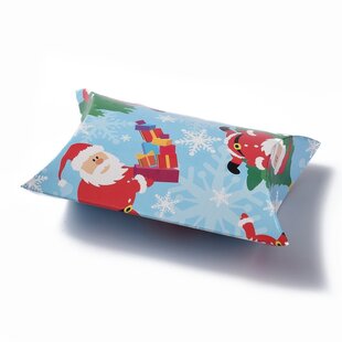 Cadeauverpakking kerst kerstman/blauw