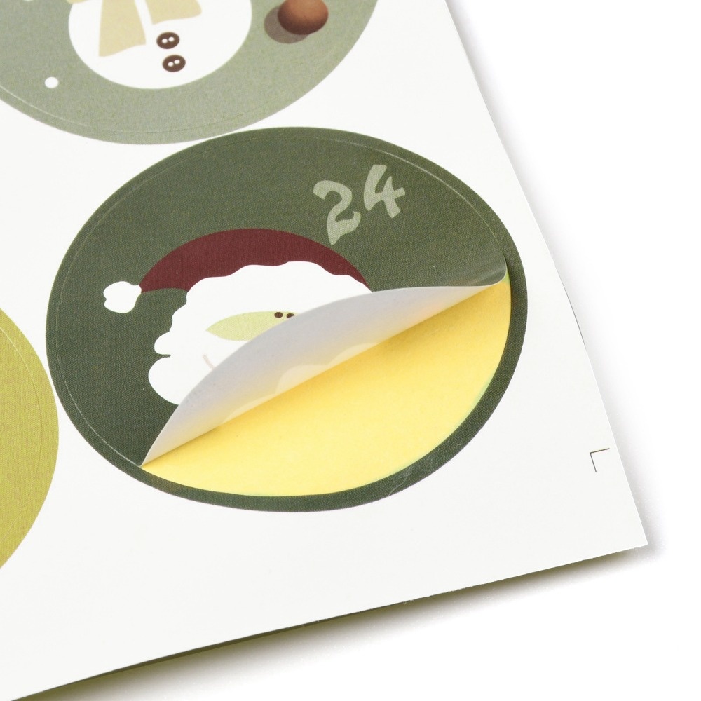 Adventskalender stickers 1