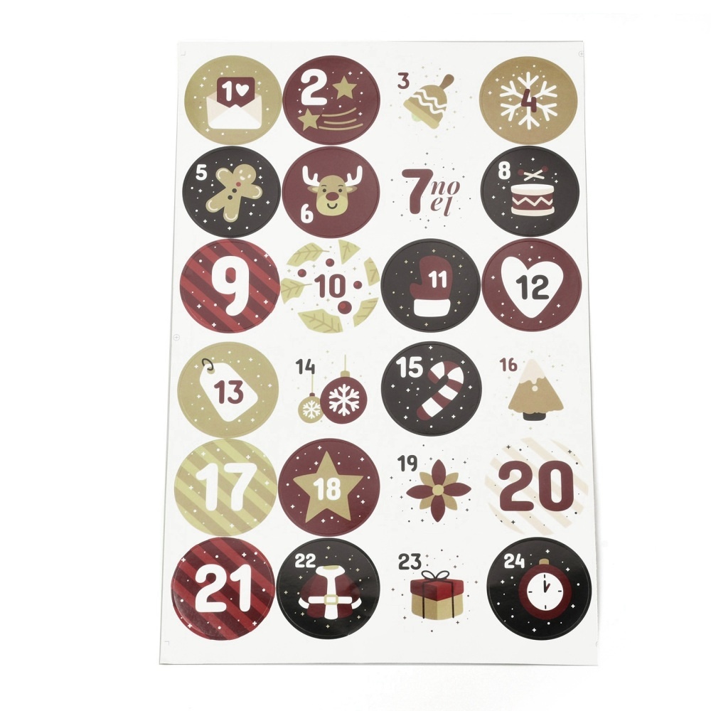 Adventskalender stickers 3