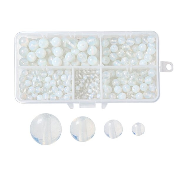 Opaliet edelsteen kralen set 4,6,8 en 10 mm