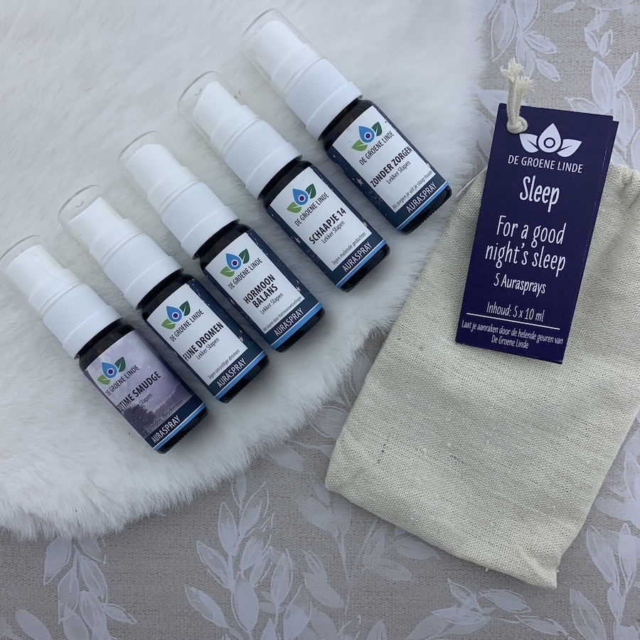 Themabag Sleep | 5x sprayflacons etherische olie