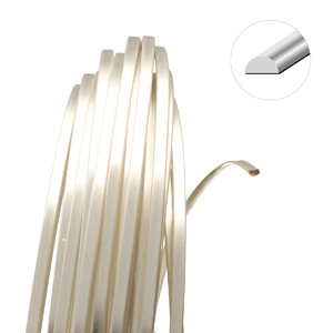 Craft Wire 'Silver - Half Round' - 21 gauge - Half Hard