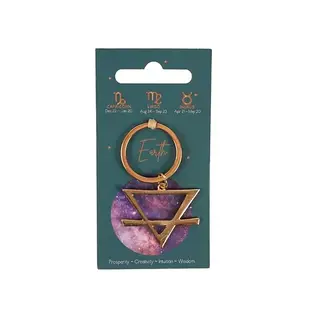 4 Elementen Sleutelhanger EARTH