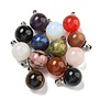 Mix van 5 Gemengd Edelsteen Parfumflesje Hangers