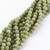 Jade  kralen 8 mm rond (streng)