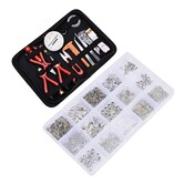 DIY sieraden maken gereedschapsset met imitatie leren tas – compleet starterspakket