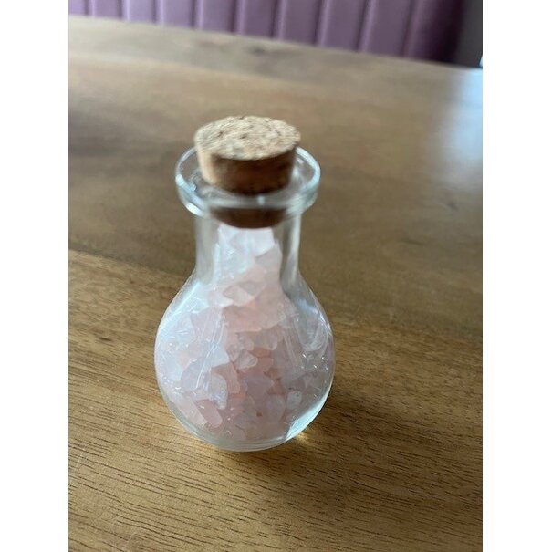 Edelsteenpotje Rozenkwarts