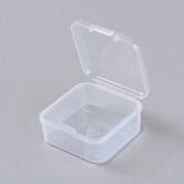 Transparante kralendoosjes – 100 stuks vierkant 4,5×4,5 x2cm