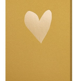Papette Papette greeting card love 'gold ' red enveloppe