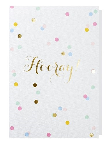 Papette Papette greeting card + enveloppe 'hooray'