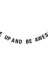 Bloomingville garland 'wake up and be awesome' 266 x 12 cm