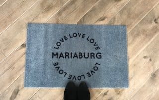 Door mat scraper 50 x 75 cm 'Love Mariaburg'