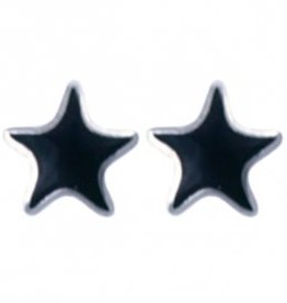 Treasure Silver stud earrings star 3.5 mm