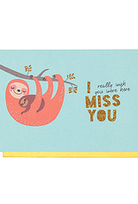 Enfant Terrible Enfant Terrible card  + enveloppe 'I miss you, really wish you were here'