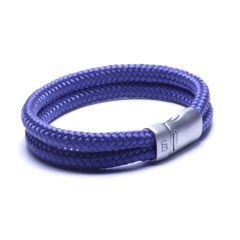 Steel & Barnett Rope bracelet Lake - Navy - Size L