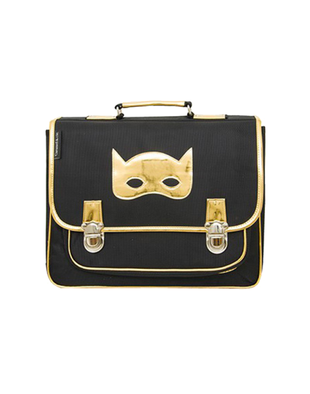 Medium schoolbag Masque noir 38 x 31x12 cm