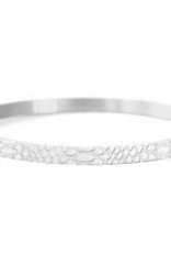 With love With love bangle silver 'snake'