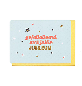 Enfant Terrible Enfant Terrible card + enveloppe 'Gefeliciteerd met jullie jubileum'