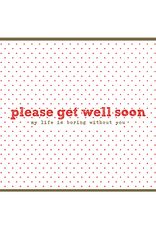 Enfant Terrible Enfant Terrible card + enveloppe 'please get well soon'