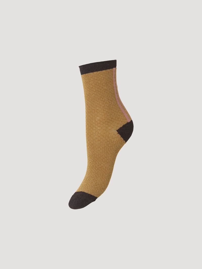 Beck Söndergaard Shimmer Pasha socks - Dusty cedar 37/39