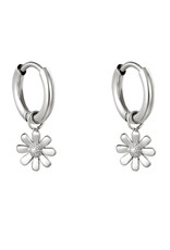 With love Earrings little daisy silver