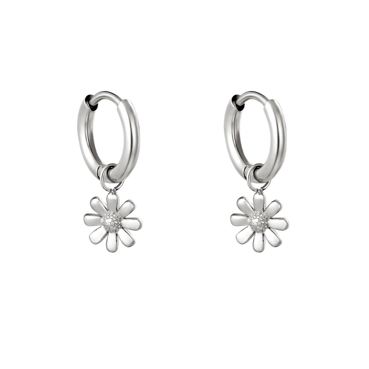 With love Earrings little daisy gold