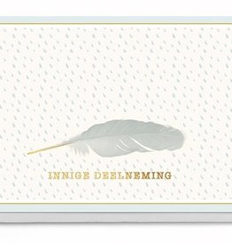 Enfant Terrible Enfant Terrible card + enveloppe  'Innige deelneming'