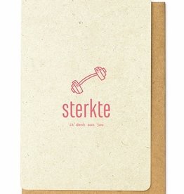 Enfant Terrible Enfant Terrible card  + enveloppe 'Sterkte, ik denk aan jou'