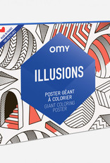 OMY Omy coloring poster 100 x 70 Illusions
