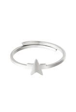 With love Ring star silver