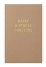 Papette Papette small greeting card 'Happy birthday gorgeous' 8,5 x 13,3 cm