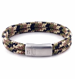 Steel & Barnett Rope bracelet Lake - Camouflage - Size M