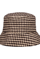 With love Bucket hat checkered - beige