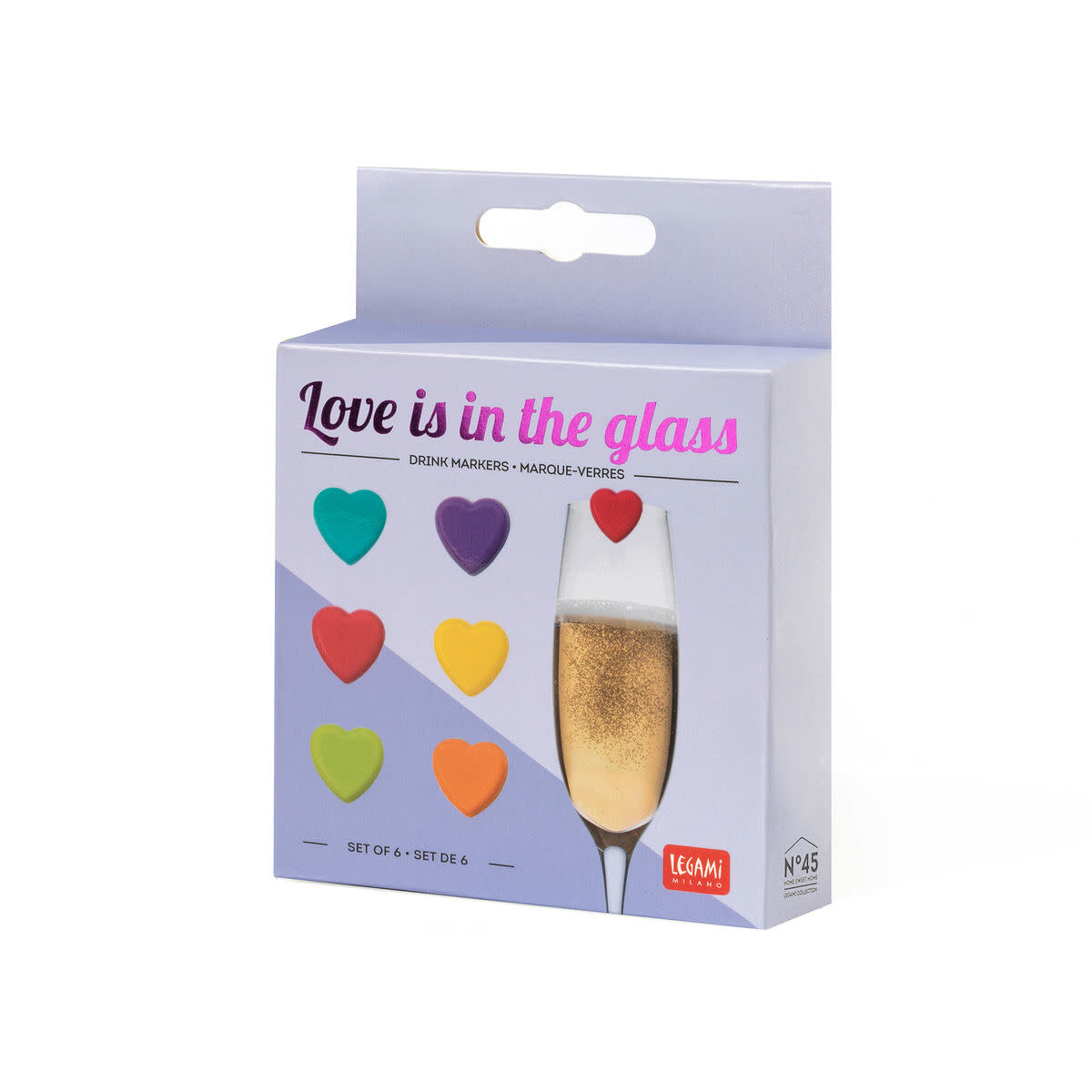 Legami Drink markers - Love is in the glass