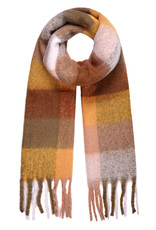 With love Scarf winter magic cognac - yellow