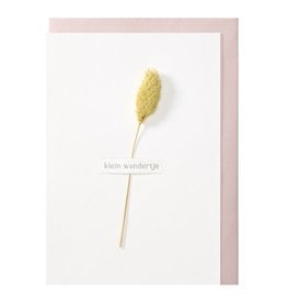 Papette Papette greeting card + enveloppe Fleur 'Klein wondertje'