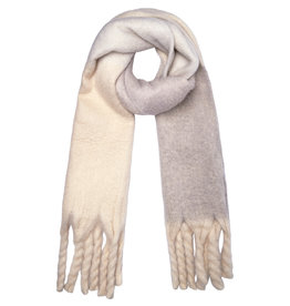 With love Scarf grey - yellow
