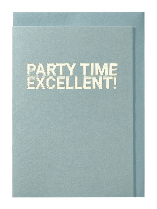 Papette Papette greeting card + enveloppe 'Party time excellent'