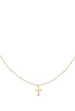 With love Necklace cross gold