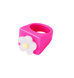 With love Candy ring flower fushia