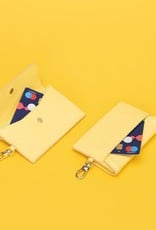 Kascha-C Leather wallet yellow 13 x 8 x 1 cm