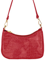 With love Bag croco - Red 20 x 14 cm